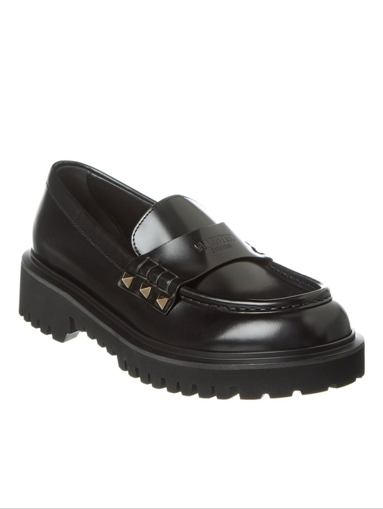 Valentino Garavani Shoes - Valentino Garavani Rockstud Leather Loafer Sz 41 Fits US 10